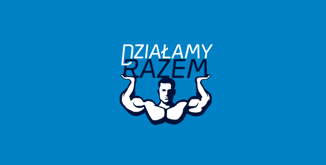 projekt logo, logo design, projektowanie znaku, identyfikacja projektu unijnego, Dziaamy Razem