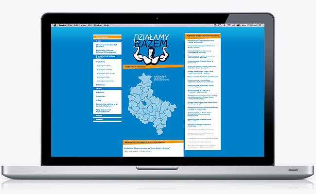 projektowanie znaku, identyfikacja projektu unijnego, Dziaamy Razem, projekt logo, logo design