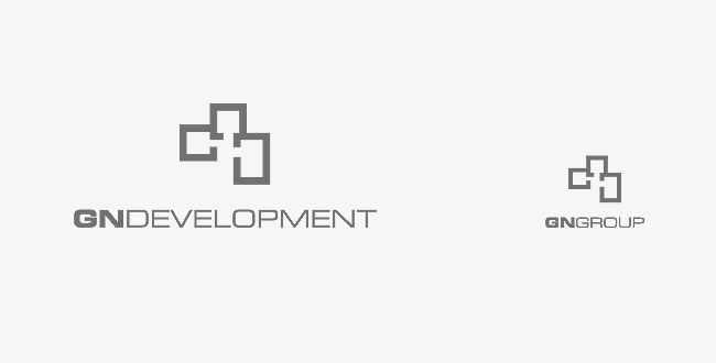 gn group, gn development, projekt logo dewelopera, deweloper, mieszkania, apartementy, firma budowlana, fundacja pro regio, odwieenie znaku, redesign logo