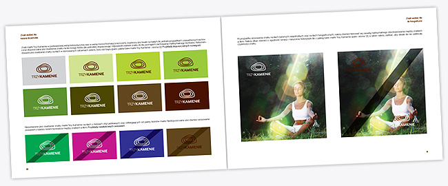 trzy kamienie, spa, wellness, yoga, fitness, logo, identyfikacja, identity, CI