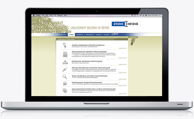 zoom media pozna, logo, ci, corporate identity