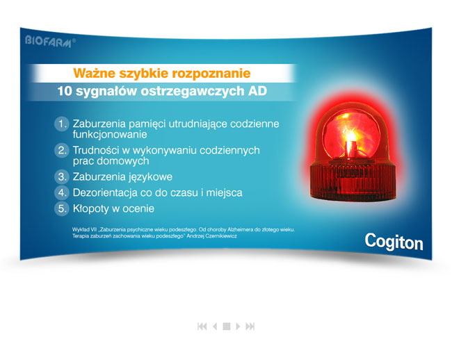 cogiton, biofarm, choroba alzheimera, prezentacja medyczna, prezentacja multimedialna, projekt prezentacji