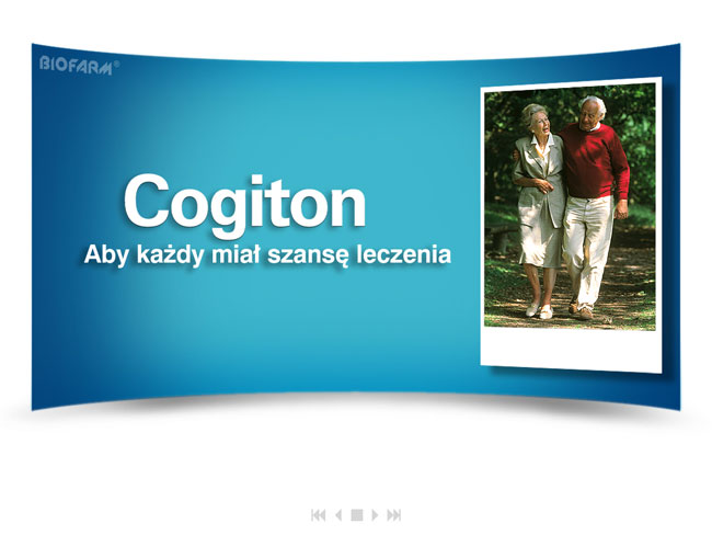 cogiton, biofarm, choroba alzheimera, prezentacja medyczna, prezentacja multimedialna, projekt prezentacji