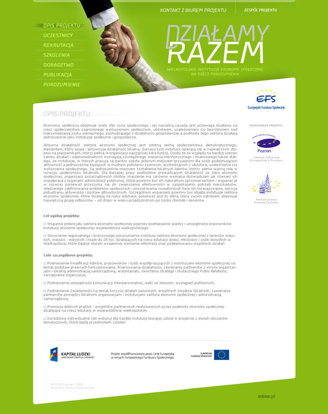 dziaamy razem, kapita ludzki, projekt unijny, ngo