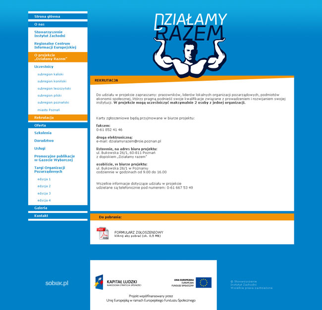 dziaamy razem, kapita ludzki, projekt unijny, ngo
