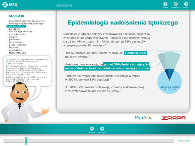 msd, prinivil, zocor, e-learning, prezentacja medyczna, healthway