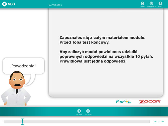 msd, prinivil, zocor, e-learning, prezentacja medyczna, healthway