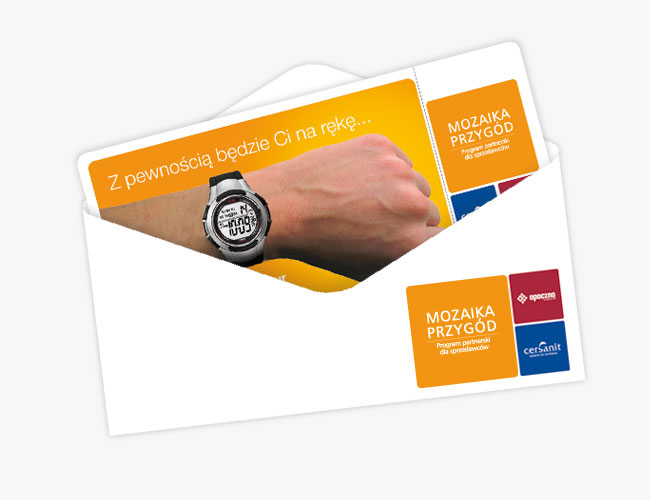 projekt graficzny, cersanit, opoczno, direct mailing, promocja dla dystrybutorw