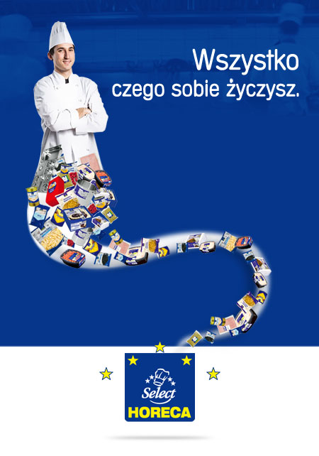 HoReCa Select, Makro Cash and Carry, key visual, strategia komunikacji marki, projekt graficzny, studio graficzne, agencja reklamowa, grafik, freelancer, tomasz sobiak