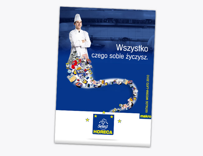HoReCa Select, Makro Cash and Carry, key visual, strategia komunikacji marki, projekt graficzny, studio graficzne, agencja reklamowa, grafik, freelancer, tomasz sobiak