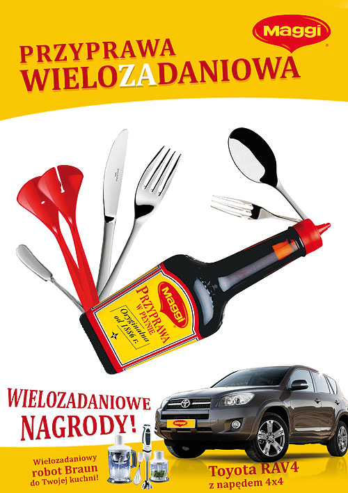 maggi, projekt graficzny, key visual, koncepcja, oprawcowanie hasa, grafik, art director, agencja reklamowa, tomasz sobiak