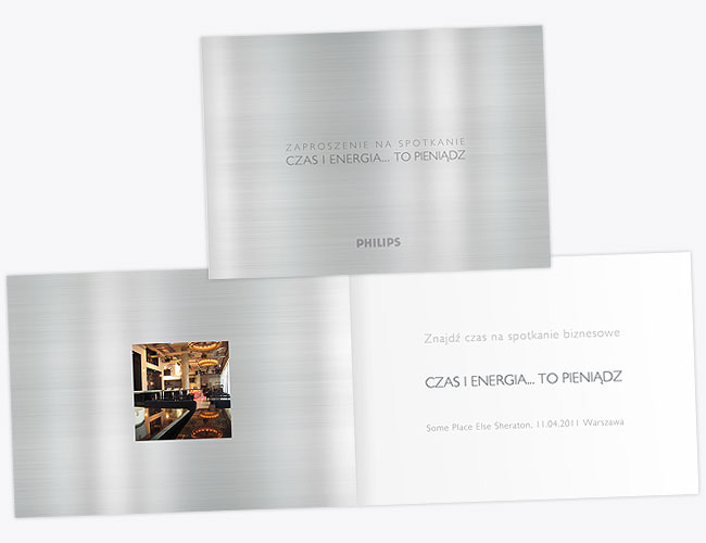 philips, mailing skierowany do bankw, tomasz sobiak, grafik, projektant, grafik kreatywny