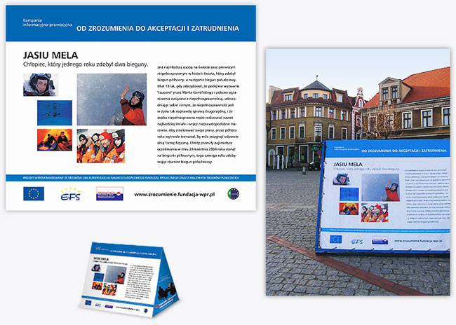 niepe�nosprawny, pracownik, rehabilitacja, integracja, praca, plakat spo�eczny, wystawa